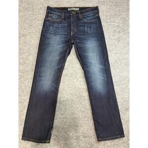 Alesbury Slim Fit Jeans Mens 32x30 Dark Wash Stretch Denim 98% Cotton